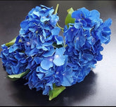 Buchet cu Hortensii Albastre – Flori Artificiale Elegante din Material Textil